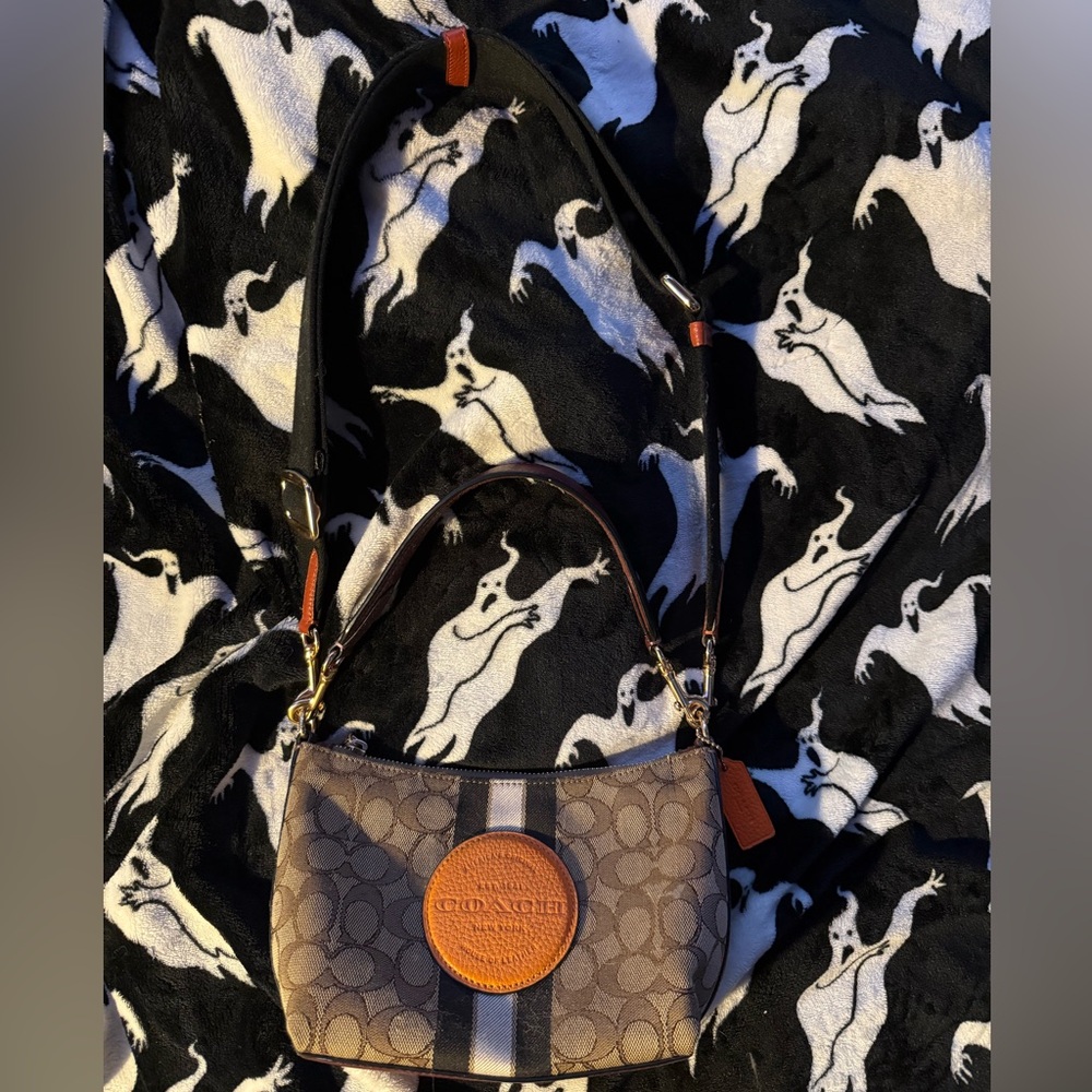 Coach Dempsey Shoulder Bag In Signature Jacquard